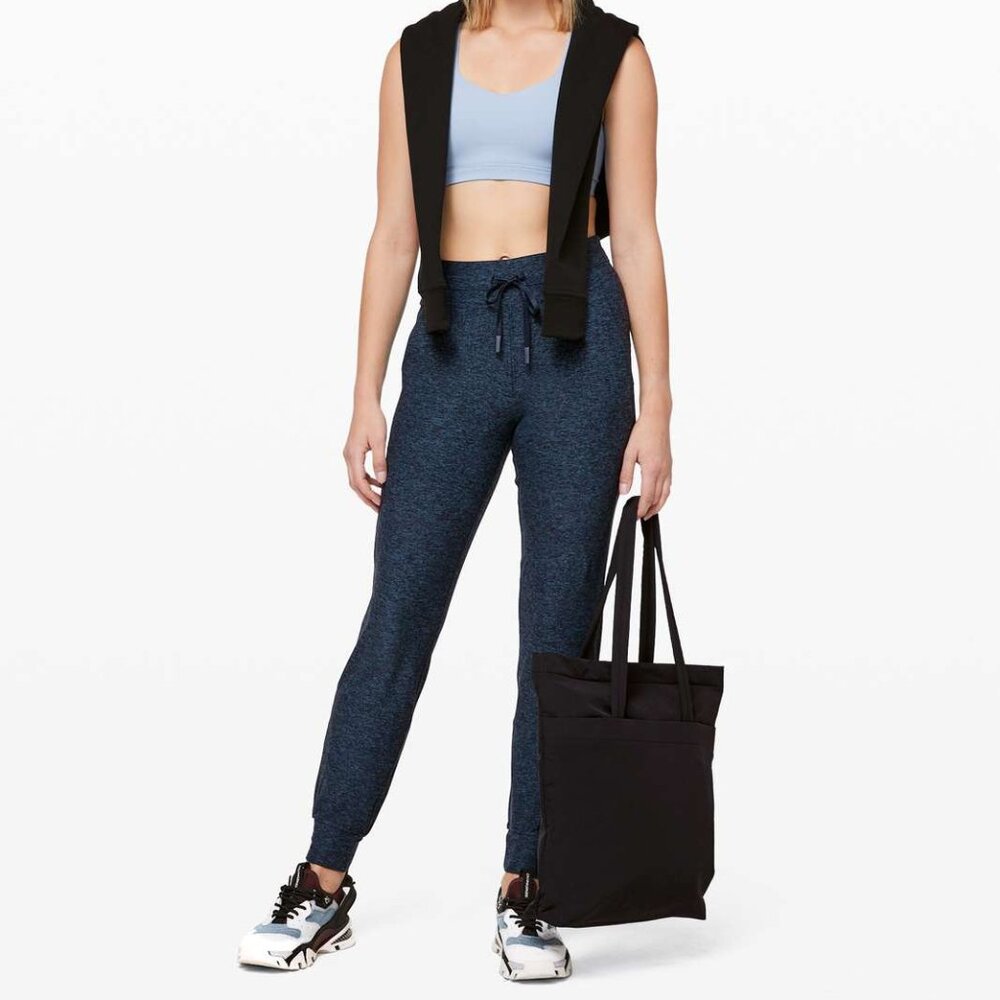 Lululemon Ready to Rulu High-Rise Jogger Full Length Heathered Navy size 6 Soft